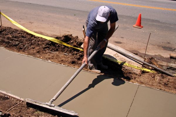 Sidewalk Building in Smyrna
