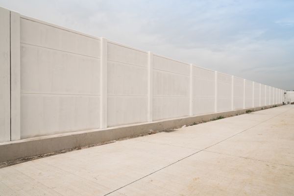 Concrete Fence Construction in Smyrna