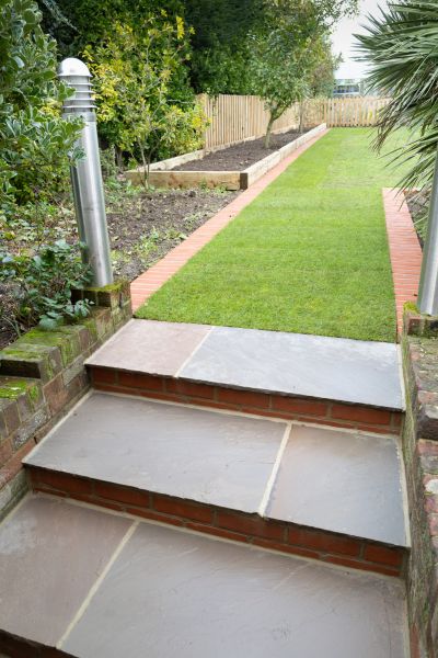 Backyard Steps Installation in Smyrna