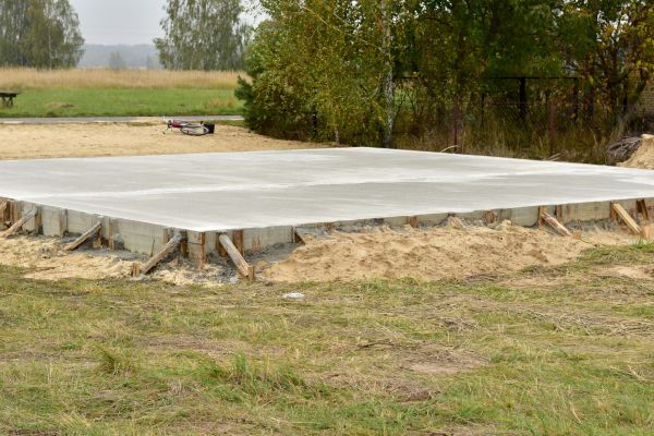 Garage Foundation Building in Smyrna