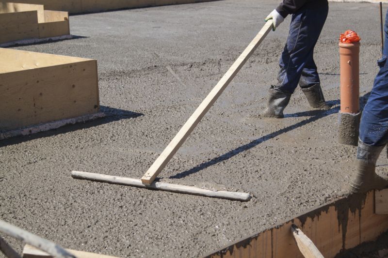 Spring Concrete Installation